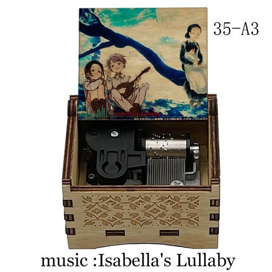Isabella's Lullaby Music Box: Promise Neverland, Birch Wood