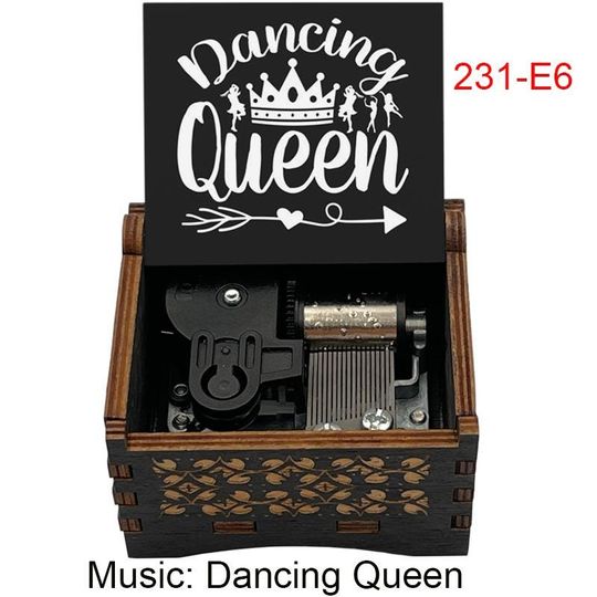 dancin kween Music Box by Appa - Birch Wood Classic Song