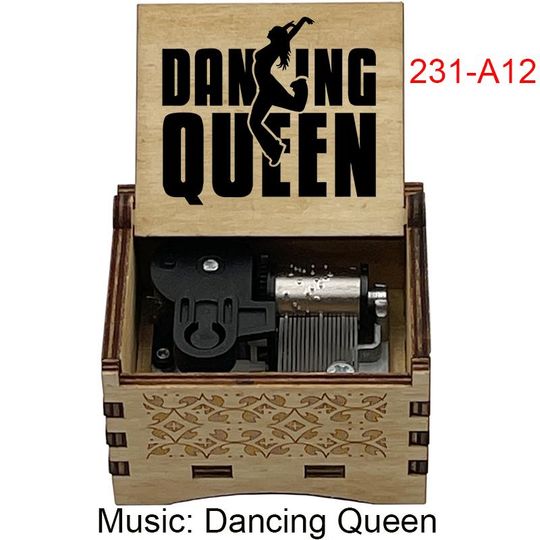 dancin kween Music Box by Appa - Birch Wood Classic Song