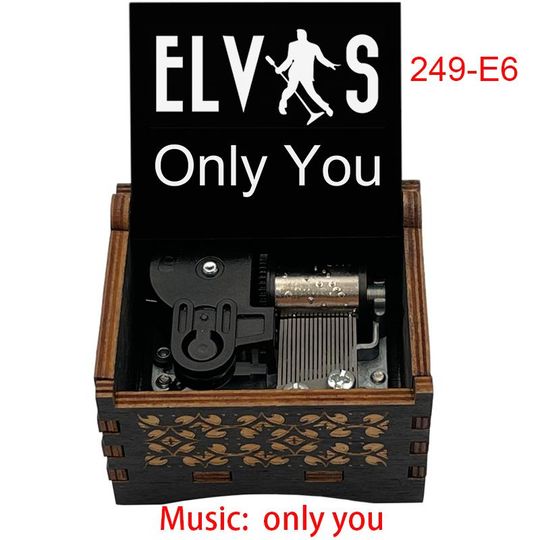 Elvis Presley Music Box - "Only You" Song - Birch Wood
