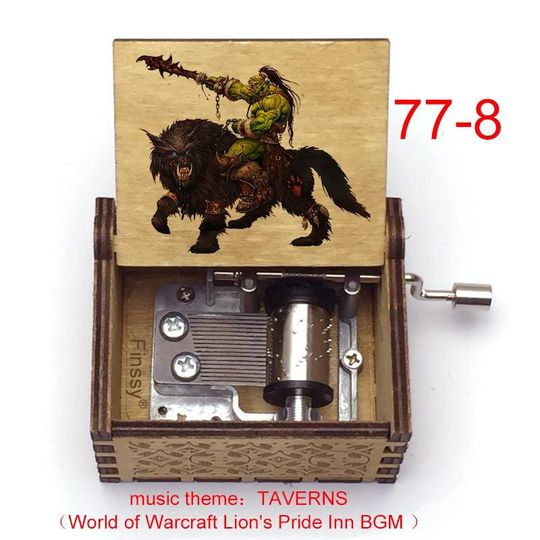 Nice Gift Ideas Hand Cranked or Wind Up Warcraft Tavern Music Box