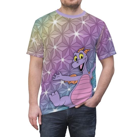 Figment Epcot Beacon of Magic Unisex 3D Shirt