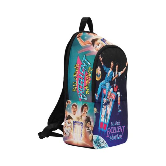 Bill & Ted's Excellent Adventure Movie Art Backpack - Retro 80s Comedy