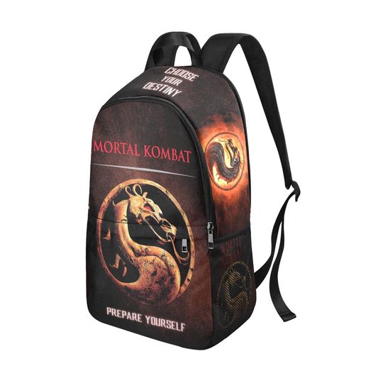 Mortal Kombat 1995 Movie Art Backpack - Choose Your Destiny!