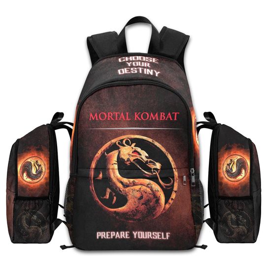 Mortal Kombat 1995 Movie Art Backpack - Choose Your Destiny!