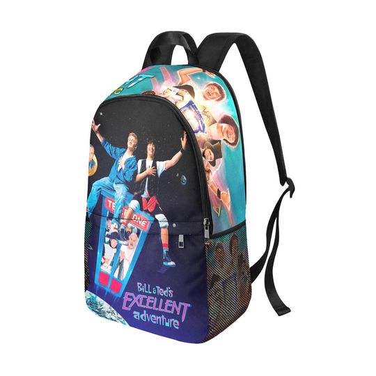 Bill & Ted's Excellent Adventure Movie Art Backpack - Retro 80s Comedy