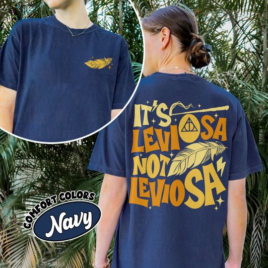 Hp Wizard Spell Comfort Colors Shirt, Leviosa Wizard School Fandom T Shirt