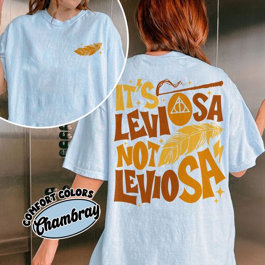 Hp Wizard Spell Comfort Colors Shirt, Leviosa Wizard School Fandom T Shirt