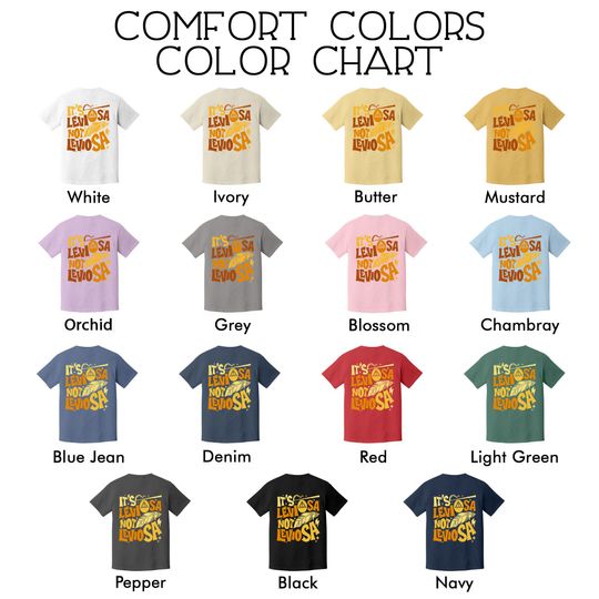 Hp Wizard Spell Comfort Colors Shirt, Leviosa Wizard School Fandom T Shirt