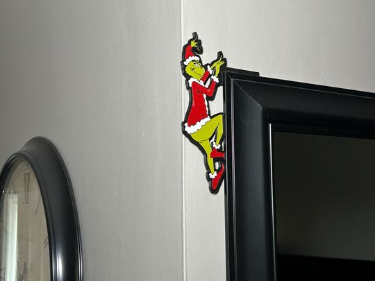 Funny Character Door Corner Decor 3D Model