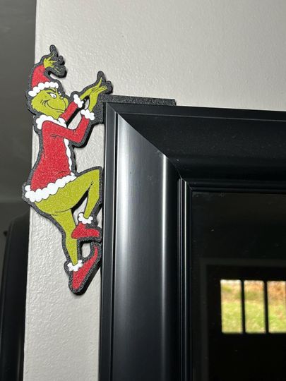 Funny Character Door Corner Decor 3D Model