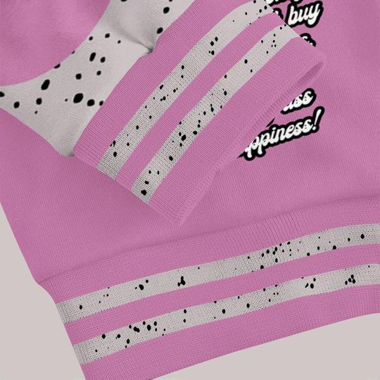 Neutral Grey Black White Orchid 4s Varsity Jacket, Streetwear Varsity Jackets, Shoe Game Crazy Graphic Varsity Jackets