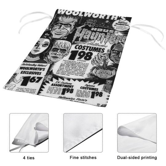 Woolworth's Halloween Garden Flag | Spooky Outdoor Decor
