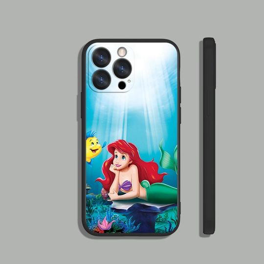 The Little Mermaid Art Phone Case for iPhone 11 12 13 14 15 XS XR Pro Max