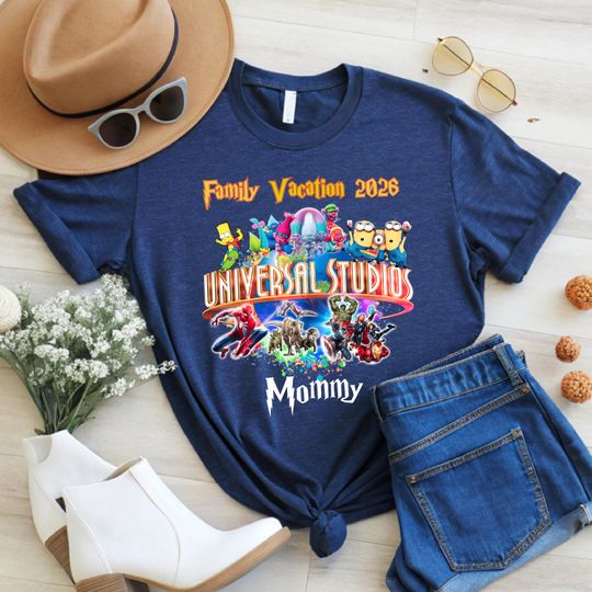 Custom Family Universal Studios Trip Shirt, Matching Vacation Tee