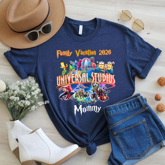Custom Family Universal Studios Trip Shirt, Matching Vacation Tee