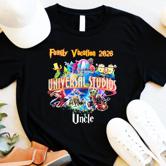 Custom Family Universal Studios Trip Shirt, Matching Vacation Tee