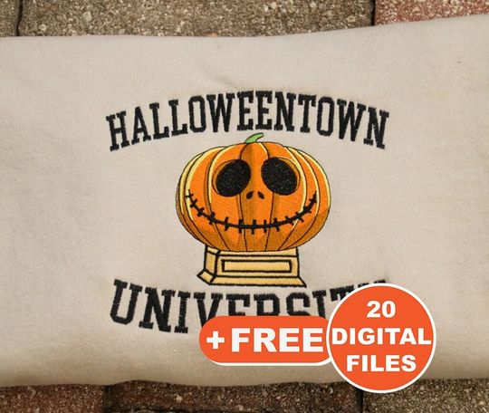 Halloweentown University Embroidered Sweater Inspired