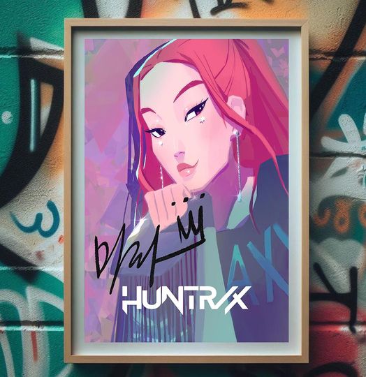 K-POP Demon Hunters Premium Matte Vertical Poster - HUNTRIX Zoey, Rumi, Mira Collectible Art