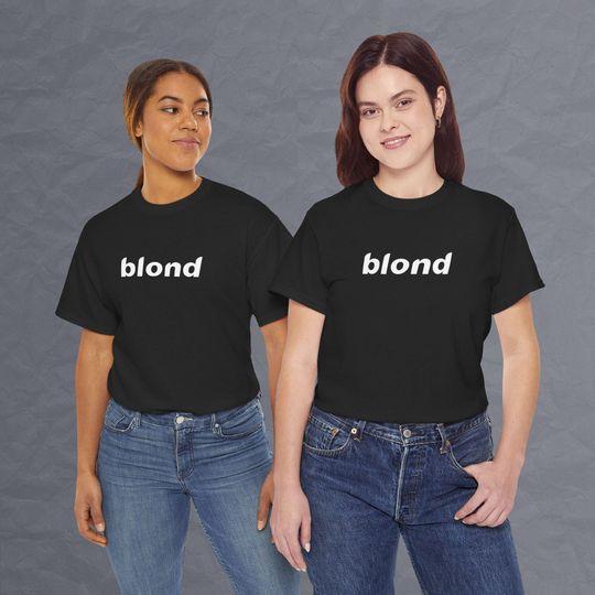 Frank Ocean Blond  White Design Double Sided T Shirt