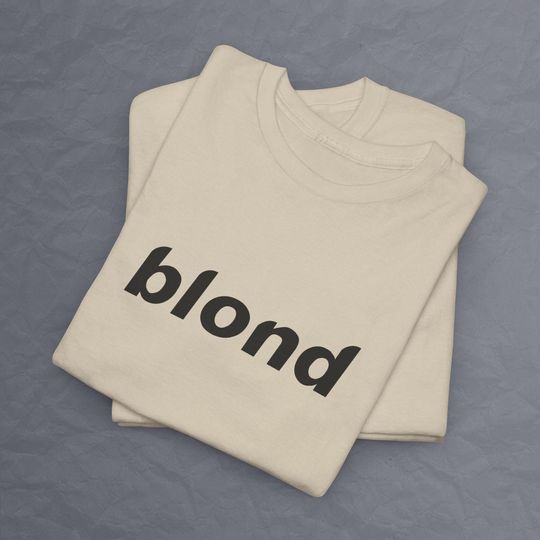 Frank Ocean Blond  Black Design Double Sided T Shirt
