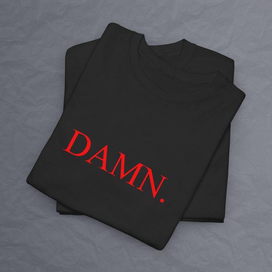 Kendrick Lamar DAMN Mr Morale Double Sided T Shirt