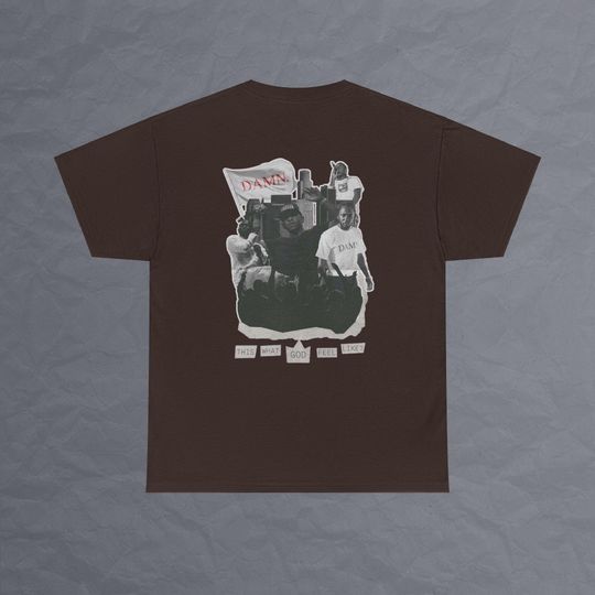 Kendrick Lamar DAMN Mr Morale Double Sided T Shirt