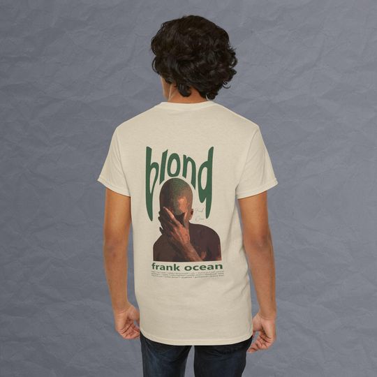 Frank Ocean Blond  Cream Design Double Sided T Shirt