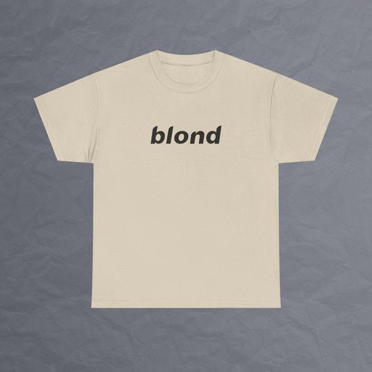Frank Ocean Blond  Black Design Double Sided T Shirt