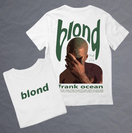 Frank Ocean Blond  Cream Design Double Sided T Shirt