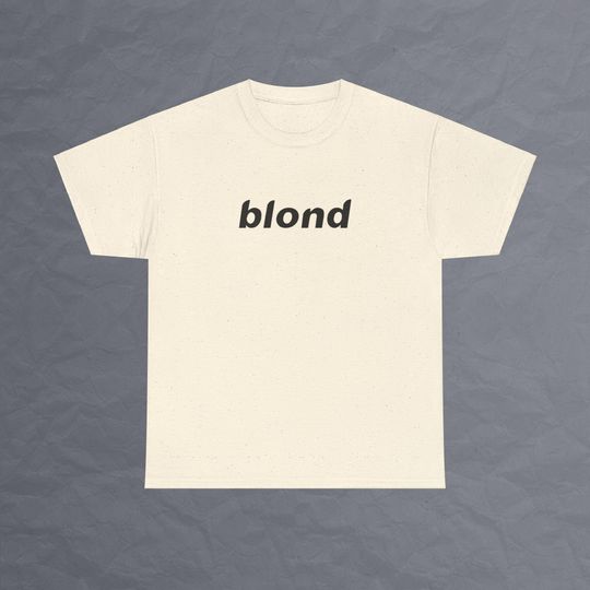 Frank Ocean Blond  Black Design Double Sided T Shirt