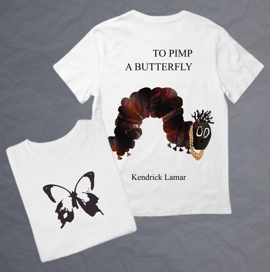 Kendrick Lamar Limited To Pimp a Butterfly Double Sided T Shirt