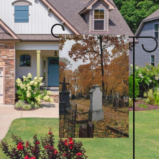 Halloween Yard Flag | Spooky Outdoor Garden Decoration