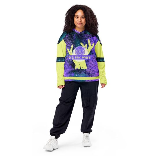 Electric Forest Lightweight Hockey Jersey Custom Name and Number