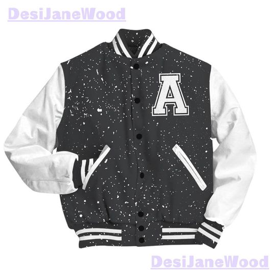 Dunkare Reverse Oreo 6s Varsity Jacket, Custom Lips Money Talk Varsity Jacket Outfit