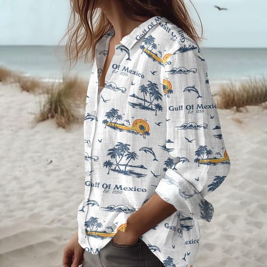 Gulf Of Mexico Women's Blouse, Mother's Day Gift