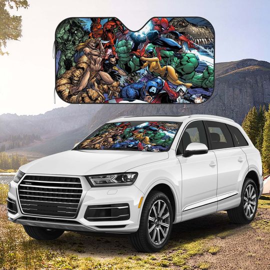 Daredevil Windshield Sun Visor, Windshield Visor, Car Glass Sun Visor, Gifts, Car Decoration, Accessories