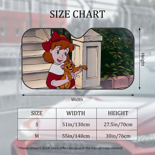 Oliver & Company Car Windshield Sun Visor Custom Cute