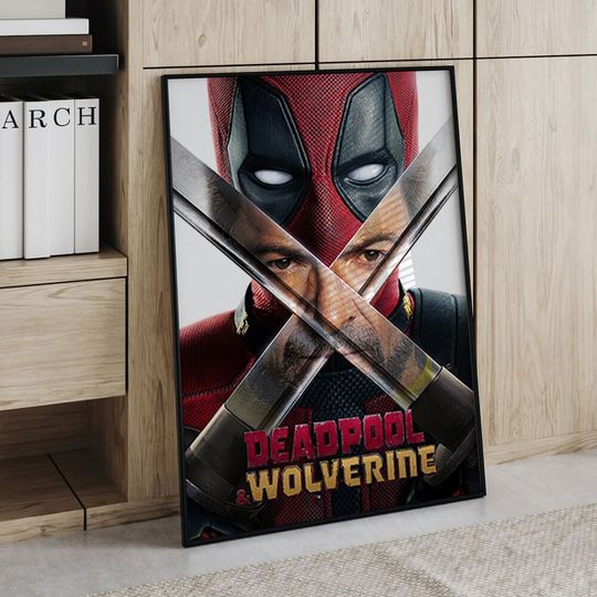 Deadpool & Wolverine 2024 Movie Poster, Wall Decor