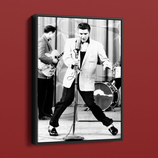 Elvis Presley  Rock and Roll Canvas Wall Art Print