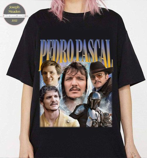 Pedro Pascal Shirt, Retro Vintage Pedro Pascal T-Shirt, Narco Pedro Pascal Shirt