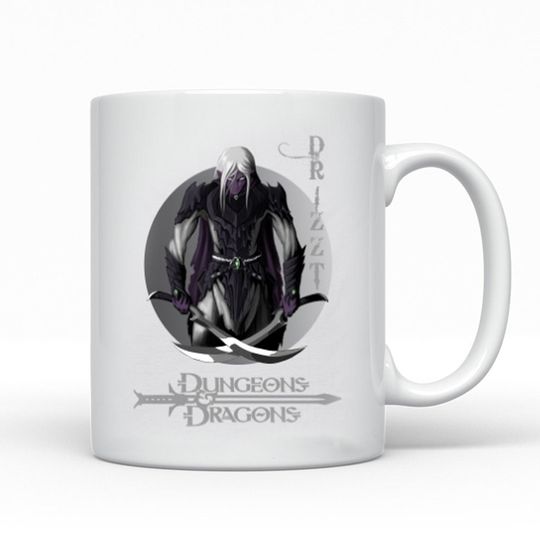 Dungeons and Dragons Drizzt Do'Urden Figure Coffee Mug