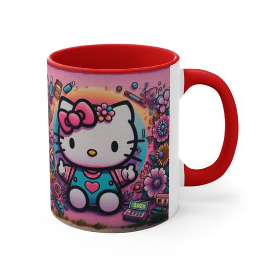 Graffiti Hello Kitty Urban Accent Coffee Mug