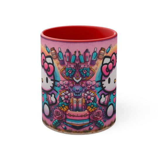 Graffiti Hello Kitty Urban Accent Coffee Mug