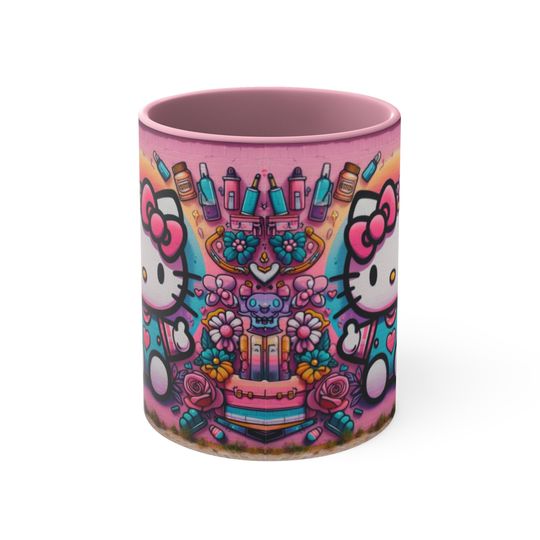 Graffiti Hello Kitty Urban Accent Coffee Mug