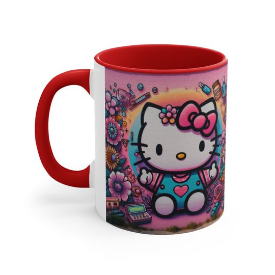 Graffiti Hello Kitty Urban Accent Coffee Mug