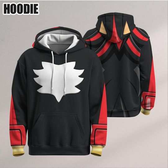 Funny Shadow the Hedgehog Hoodie 3D, Hoodie for Men, Women Christmas & Birthday Gift for Kids