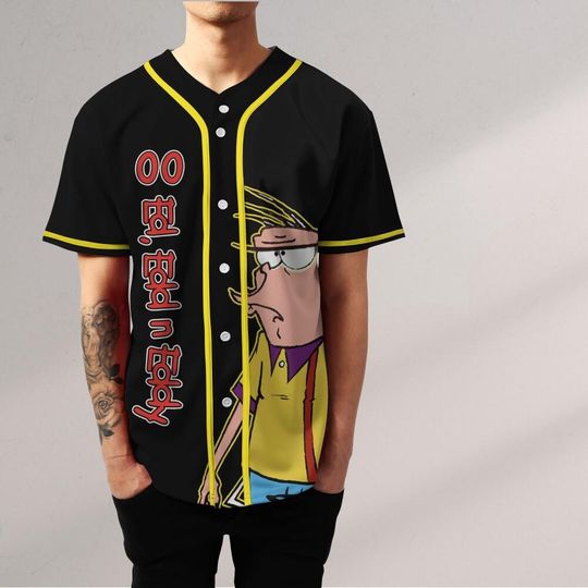 Personalize Cartoon Eddy Insidious Jersey Baseball, Gift for kid Fans, Ed - Edd - Eddy Jersey, Family Jersey