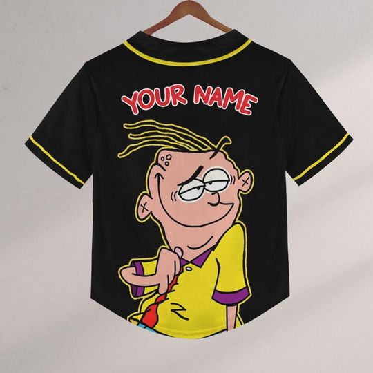 Personalize Cartoon Eddy Insidious Jersey Baseball, Gift for kid Fans, Ed - Edd - Eddy Jersey, Family Jersey
