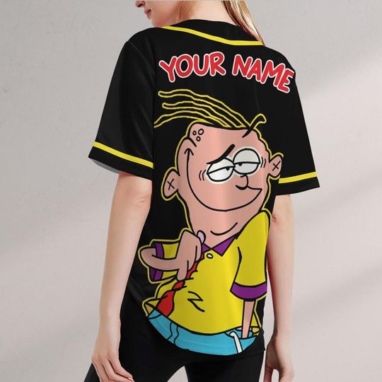 Personalize Cartoon Eddy Insidious Jersey Baseball, Gift for kid Fans, Ed - Edd - Eddy Jersey, Family Jersey